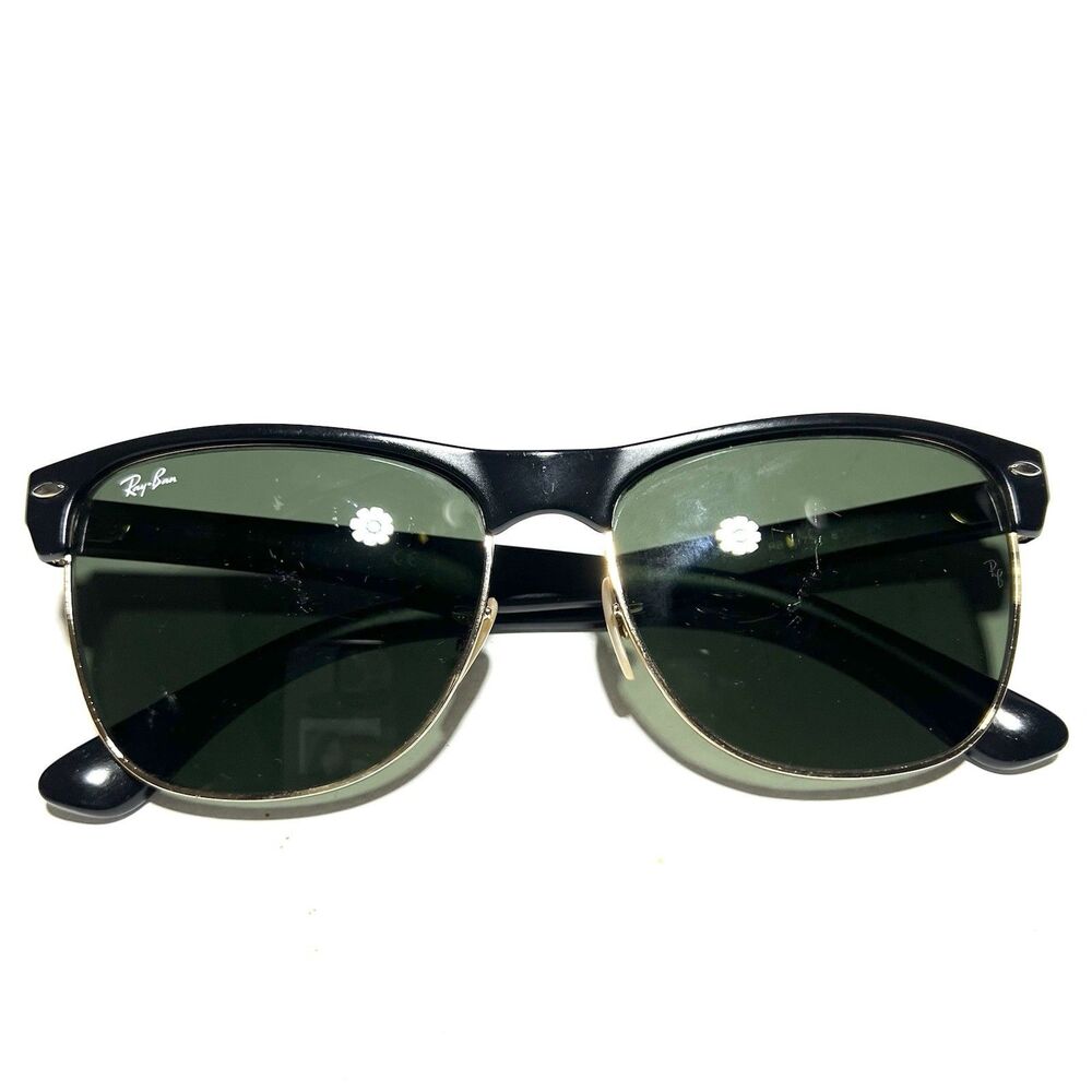 Ray-Ban RB4175 Clubmaster Oversized sunglasses Black Green
